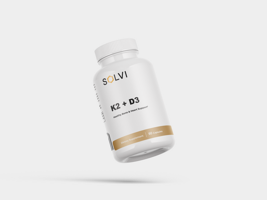 SOLVI K2 + D3 | Healthy Bone & Heart Support - Solvi Labs
