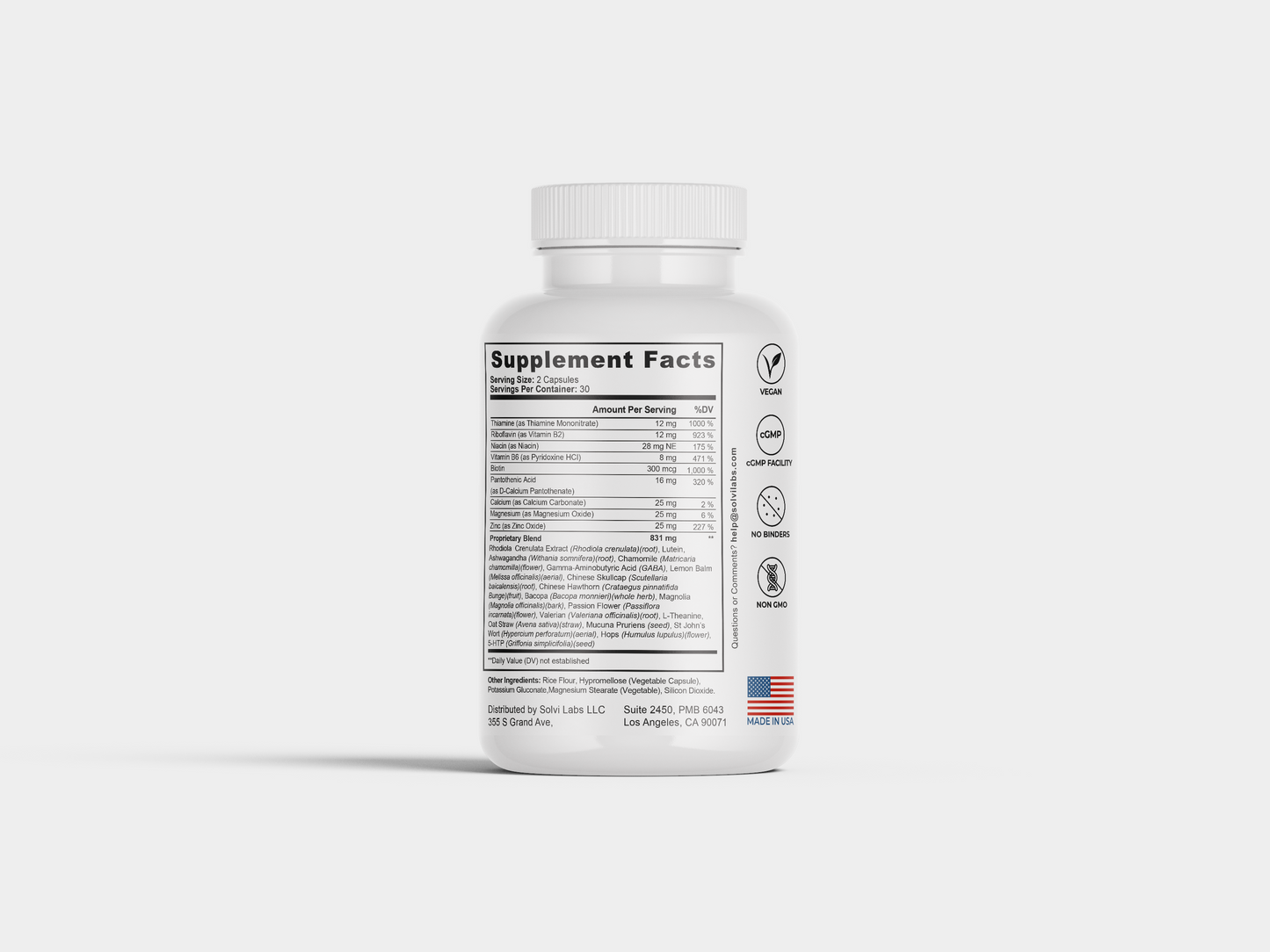 Deep Calm Formula - Solvi Labs
