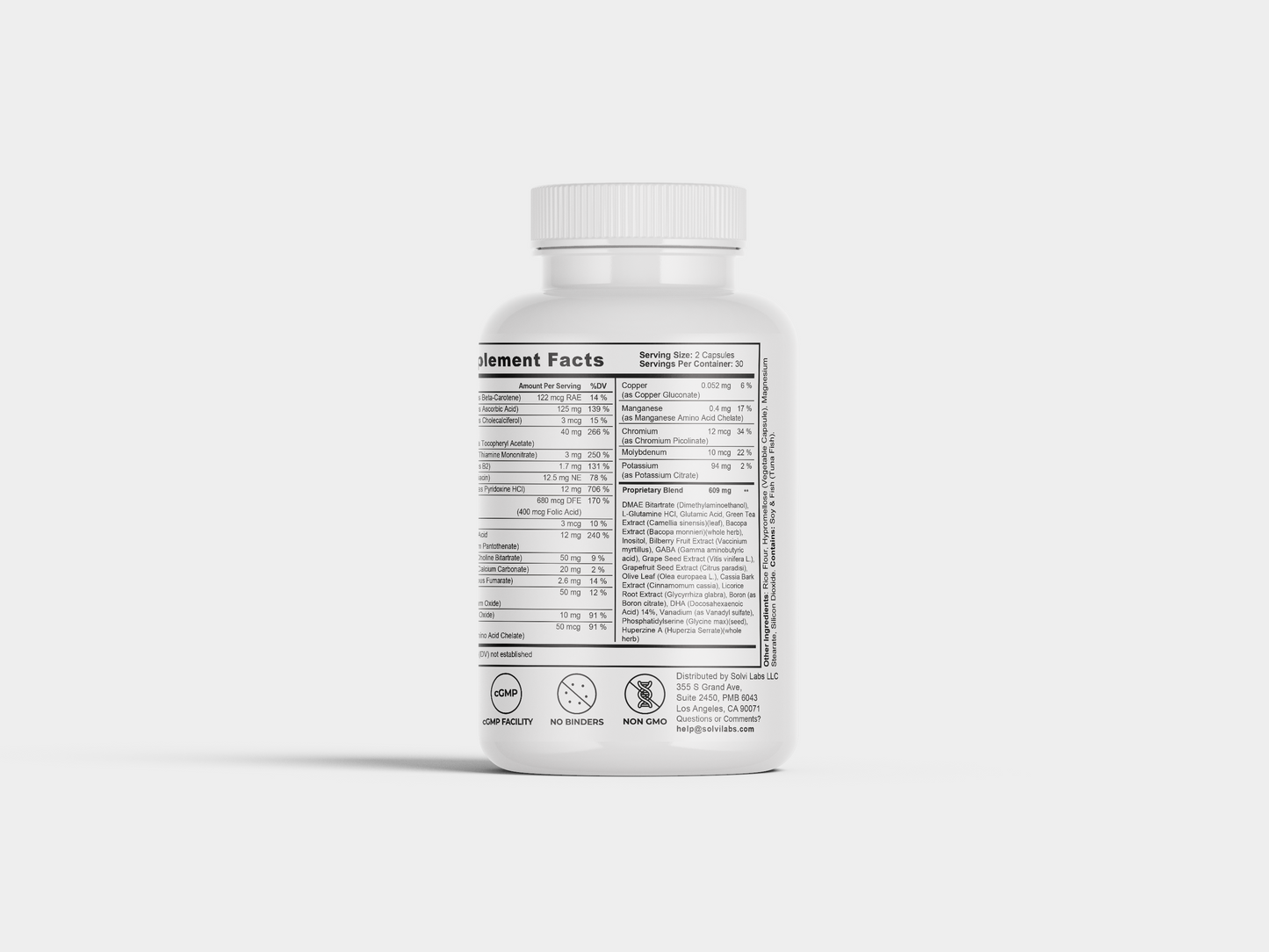 Neuro Plus Brain & Focus Formula - Solvi Labs