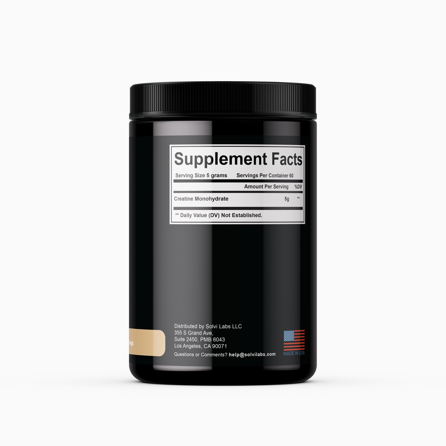 SOLVI Creatine Powder - Solvi Labs