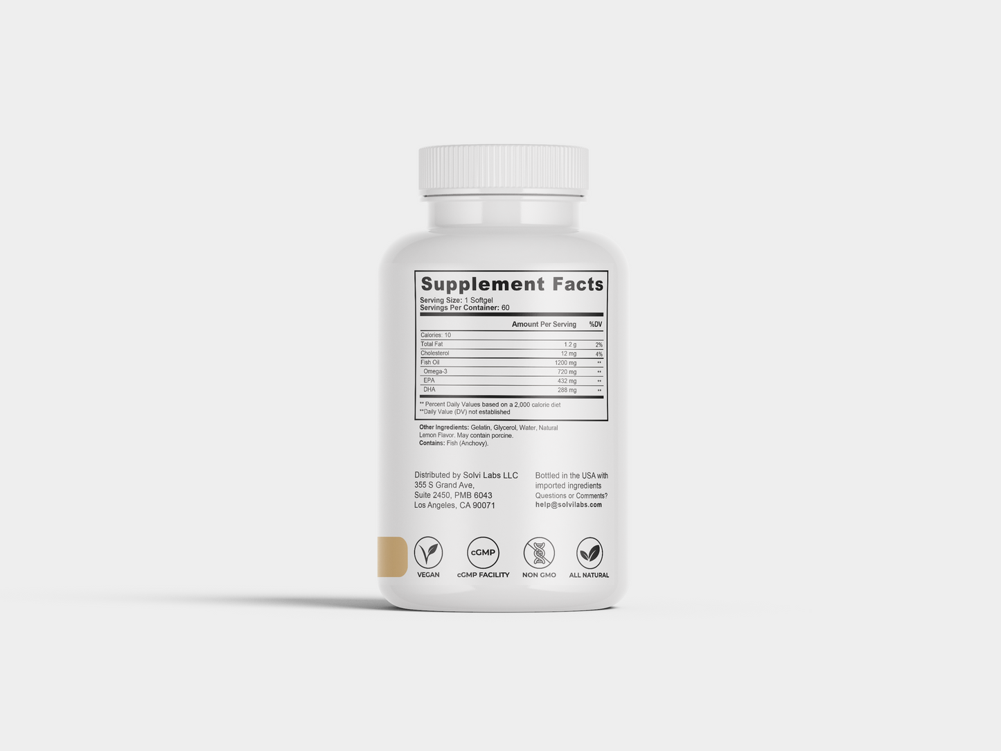 Solvi Omega-3 Fish Oil - Solvi Labs