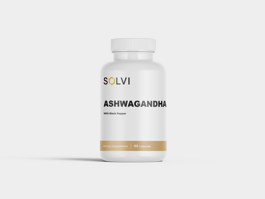 Ashwagandha with Black Pepper - Solvi Labs