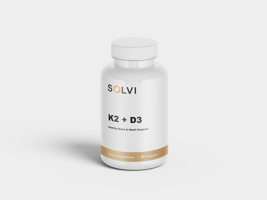 SOLVI K2 + D3 | Healthy Bone & Heart Support - Solvi Labs